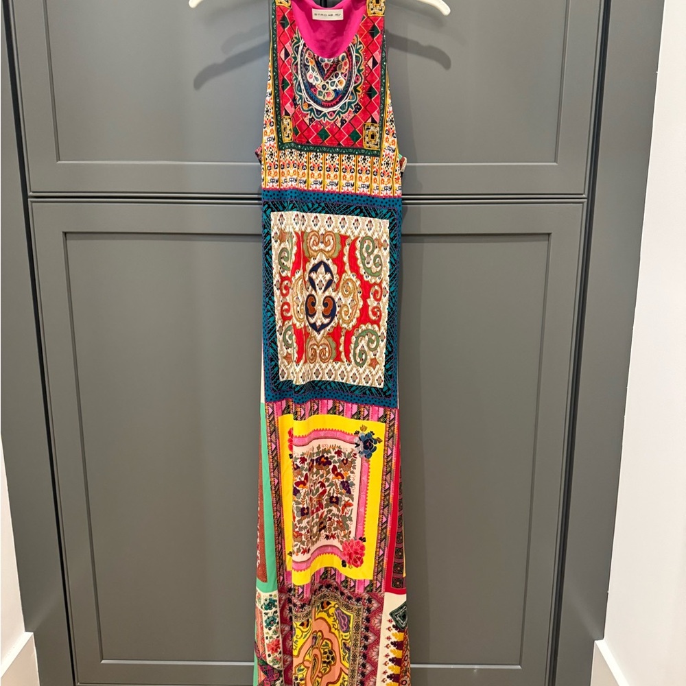 Etro Multicolor Geometric Dress
